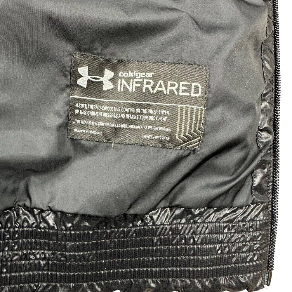 Under Armour Women's Small Infrared Cold Weather Vest Full Zip Down Fill STORM 1 - Picture 7 of 8